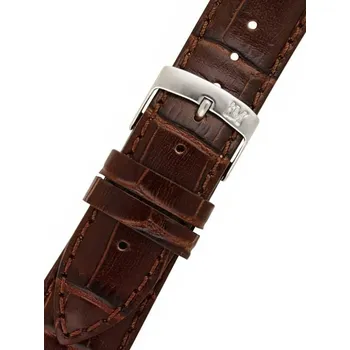 Řemínek na hodinky Kožený řemínek Morellato Extra EC 5201656.032 M, hnědý, Quick Release