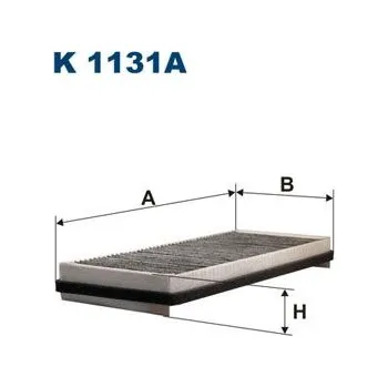 Auto-moto Filtr, vzduch v interiéru FILTRON K 1131A