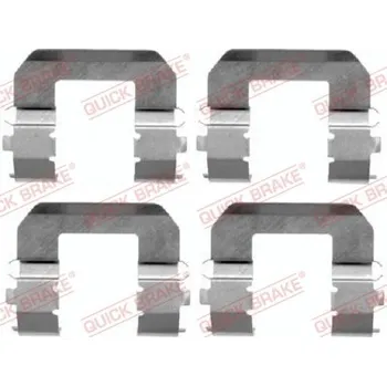 Brzdový systém Sada příslušenství, obložení kotoučové brzdy Quick Brake 109-1617