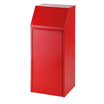 Odpadkový koš Výklopný koš 70l Zelená RAL 6029