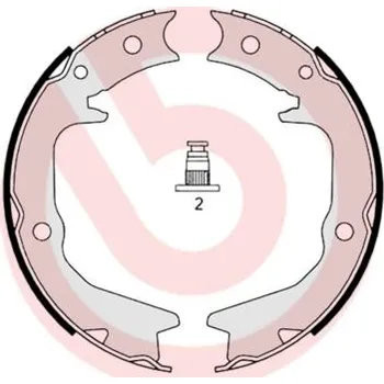 Brzdová čelist Sada brzdových čelistí, parkovací brzda BREMBO S 54 519