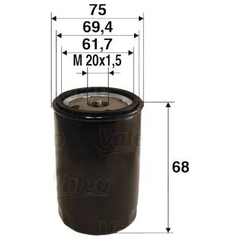 Filtr do auta Olejový filtr VALEO 586051