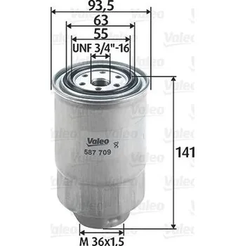 Palivový filtr Palivový filtr VALEO 587709