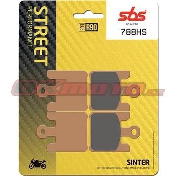 Brzdová destička Přední brzdové destičky SBS 788HS - Kawasaki ZX-6RR 600ccm - 05>06