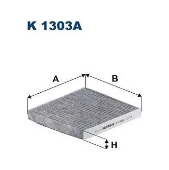 Auto-moto Filtr, vzduch v interiéru FILTRON K 1303A
