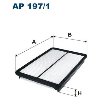 Vzduchový filtr Vzduchový filtr FILTRON AP 197/1