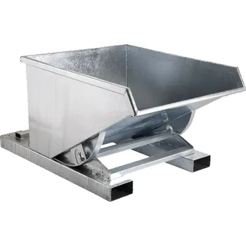 Odpadkový koš Výklopný kontejner (přepravník) 1200 litrů, var. základní, zinek