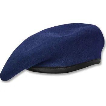 Čepice MIL-TEC® Baret vlněný BW CDO TMAVĚ MODRÝ velikost: 58 cm