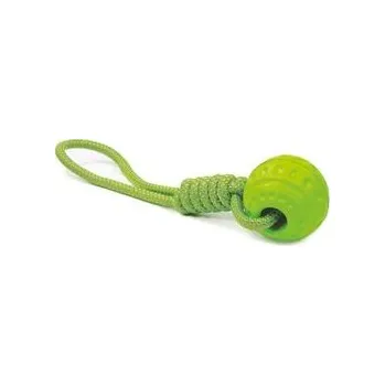 Hračka pro psa Record hračka pro psa přetahovadlo s míčkem 7,5 + 25 cm Eva pěna zelená