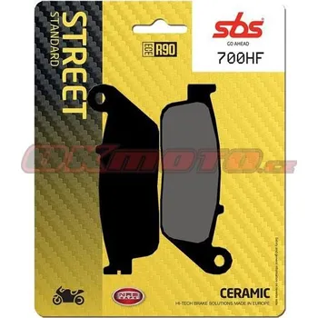 Brzdová destička Přední brzdové destičky SBS 700HF - Honda CBR 650 F, 650ccm - 14-18