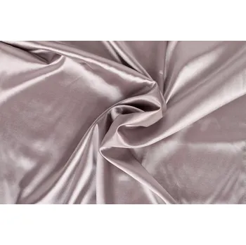 Strečový satén ve stříbrné barvě 04241/061