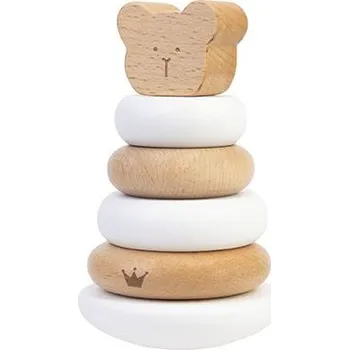 Hračka pro nejmenší BAM BAM Vkládačka kroužky Medvídek