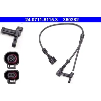 ABS Snímač, počet otáček kol ATE 24.0711-6115.3