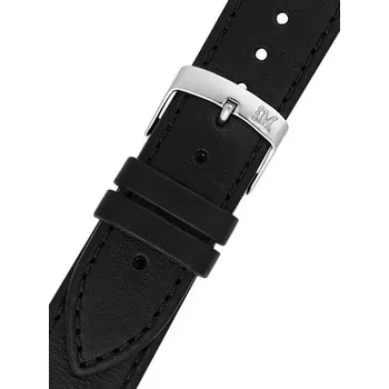 Řemínek na hodinky Kožený řemínek Morellato Agila M 3425695.019, černý
