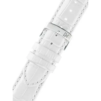 Řemínek na hodinky Kožený řemínek Morellato Samba 2704656.017 M, bílý