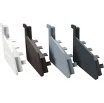 LIKOV BB-K Koncovka balkonového profilu - Šedá - RAL 7001 - Balení: 2 ks