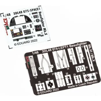 Plastikový model Eduard 1/48 Beaufighter Mk.X SPACE (TAMIYA)