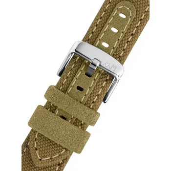 Řemínek na hodinky Textilní řemínek Morellato Fibra 5616D61.073 M, hnědý, recyklovaný materiál
