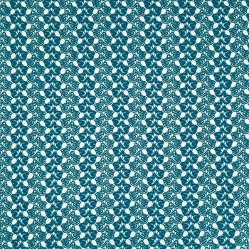 Krajka N5078 tmavý tyrkys, š.150