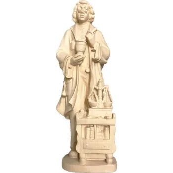 Vánoční dekorace Ornatis Farmaceut Provedení: Přírodní bez malování, Výška sochy včetně podstavce: 15 cm