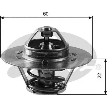 Automobilové těsnění Termostat, chladivo GATES TH12488G1