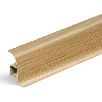 soklová lišta NOVÁK Podlahová - soklová lišta 56x23 PVC dub Country sv. dvoudílná, 2,5m NGF0C1
