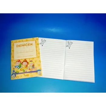 Koloběžka Deníček A6 212 1.-2.třída motiv koloběžka