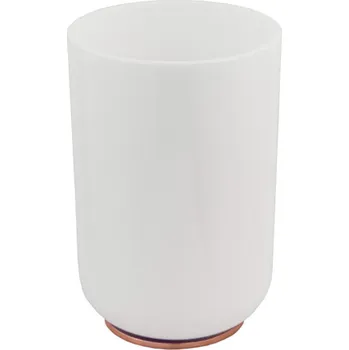 Dávkovač mýdla BA-DE Pohárek Top bílá/měď, plast