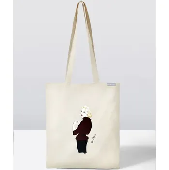 Plátěná taška Burda B55010 s motivem, 38x42cm, ucha 75cm