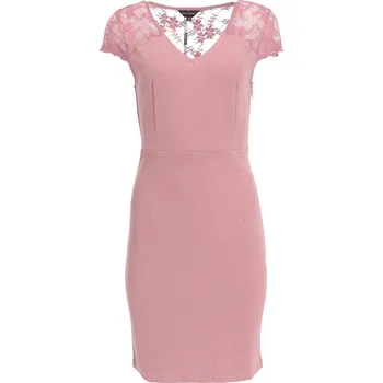 Dámské šaty Kichic K5573 šaty Paris . barva: růžová-starorůžová, velikost: L