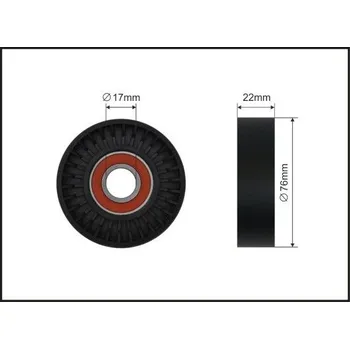 Napínací kladka, žebrovaný klínový řemen CAFFARO 500056
