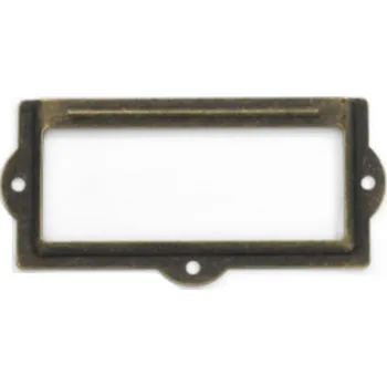 Jmenovka na dveře 90 x 42 mm - Antique