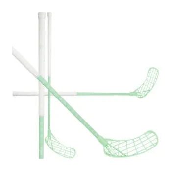 Florbalová hůl Zone floorball HARDER AIR Light 31 white/icegreen Florbalová hokejka bílá / zelená, Pravá (pravá ruka dole), 92cm (=102cm)