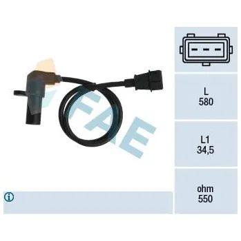 Kliková hřídel Generátor impulsů, klikový hřídel FAE 79075