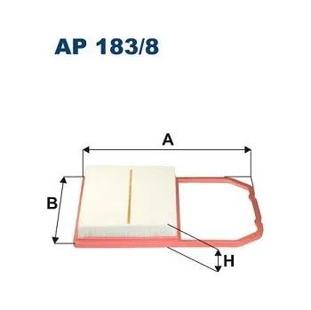 Vzduchový filtr Vzduchový filtr FILTRON AP 183/8