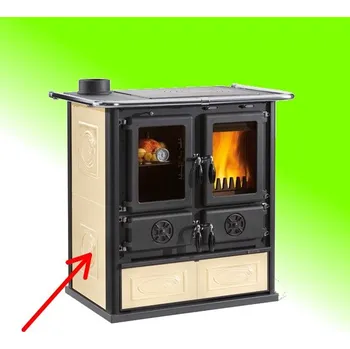 Krbová kamna NORDICA Boční keramika Rosetta Sinistra BII Liberty Pergamena - náhradní keramická kachle.