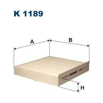 Autodíl Filtr, vzduch v interiéru FILTRON K 1189