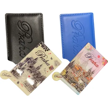 Kosmetické zrcátko SKANTEX Zrcátko do kabelky - PRAHA barva: černé