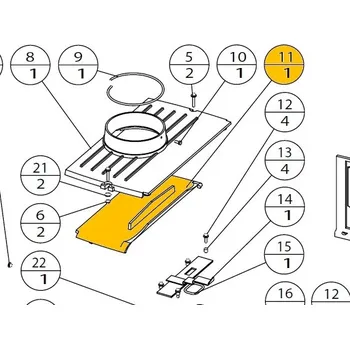 Krbová kamna JOTUL Deflektor krbové vložky I 150 a I 160; ND 10420012