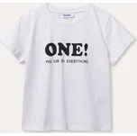 Dívčí tričko - WINKIKI WTG 91441, bílá/ 300 Barva: Bílá, Velikost: 158