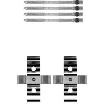 Přislušenství brzdového systému Sada příslušenství, obložení kotoučové brzdy TEXTAR 82518000