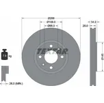 Brzdový kotouč TEXTAR 92107800