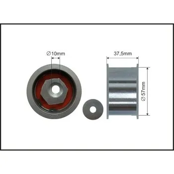 Auto-moto Vratná/vodicí kladka, ozubený řemen CAFFARO 344-99