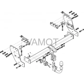 Tažné zařízení Tažné zařízení Fiat Fullback "Pickup (4WD) dvojitá kabina" (2015 - 2019) (5691)