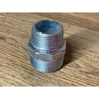 Fitinka Redukovaný dvojnipl pozink - GEBO Závit: 3/8" x 1/4"