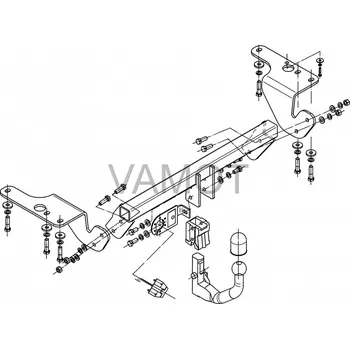 Tažné zařízení Tažné zařízení Toyota Avensis 4D (T27) (2009 a novější) (5391)