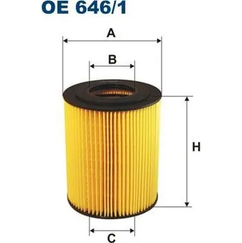 Filtr do auta Olejový filtr FILTRON OE 646/1