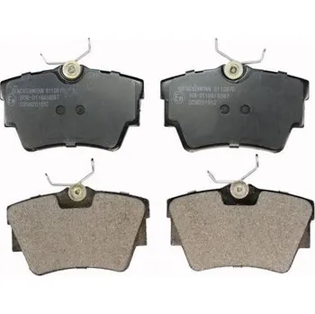 Brzdový systém Sada brzdových destiček, kotoučová brzda DENCKERMANN B110870