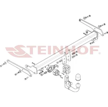 Tažné zařízení Tažné zařízení Audi Q3 (F3B, také AdBlue) (2018/07 a novější) (8889)