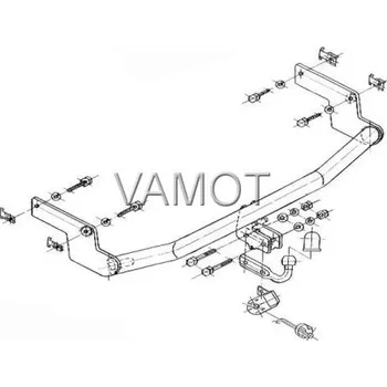 Tažné zařízení Tažné zařízení Peugeot 206 3/5D (1998 - 2003) (5529)
